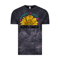 Cloud Black mommy' s little sunflower Vintage Tee - MaliasSmallBusiness
