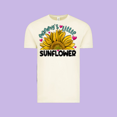 Mommy' S Little Sunflower Vintage Tee Designed By Maliassmallbusiness