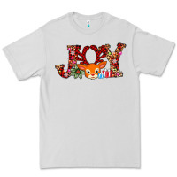 Dove Grey joy reindeer Premium Tee - AdoDesignShop