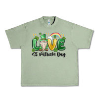 Oil Green love st. patricks day gnome Urban Heavy Tee - MaliasSmallBusiness