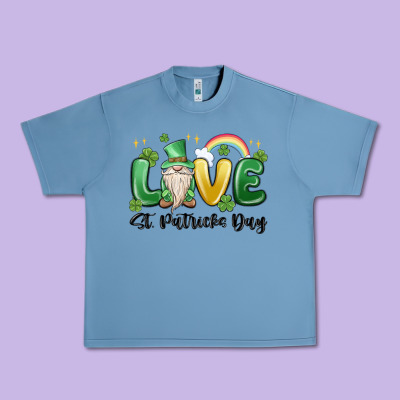 Love St. Patricks Day Gnome Urban Heavy Tee Designed By Maliassmallbusiness