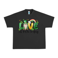 Pigment Black love st. patricks day gnome Urban Heavy Tee - MaliasSmallBusiness