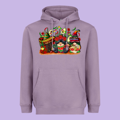 Cinco De Mayo Gnomes Heavyweight Hoodie Designed By Cowgirlartshop