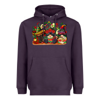 Plum cinco de mayo gnomes Heavyweight Hoodie - CowGirlArtShop