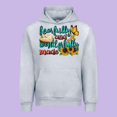 Fearfully And Wonderfully Made Urban Hoodie Designed By Bundleandbundleshop