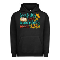Pigment Black Fearfully And Wonderfully Made Urban Hoodie - BundleAndBundleShop