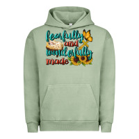 Pigment Oil Green Fearfully And Wonderfully Made Urban Hoodie - BundleAndBundleShop