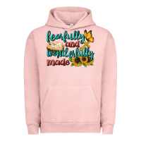 Pigment Salmon Fearfully And Wonderfully Made Urban Hoodie - BundleAndBundleShop