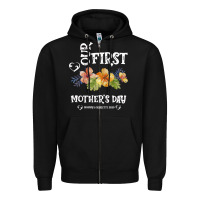 Black Our Fırst Mother's day Mommy & Scarlette 2020 Zipper Hoodie - Bettercallsaul