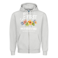 Dove Grey Our Fırst Mother's day Mommy & Scarlette 2020 Zipper Hoodie - Bettercallsaul