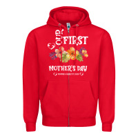 Red Our Fırst Mother's day Mommy & Scarlette 2020 Zipper Hoodie - Bettercallsaul