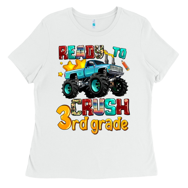 Ready To School Crush 3rd Grade Ladies Tee by AdoDesignShop | Teevron