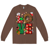 Chestnut Love Nurse Christmas Long Sleeve Tee - NancyCooperArtShop