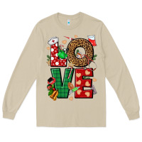 Mushroom Love Nurse Christmas Long Sleeve Tee - NancyCooperArtShop