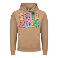 Vintage Coffee senior 2024 Vintage Hoodie - MaliasSmallBusiness