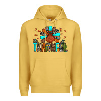 Antique Gold thankful turkey Premium Hoodie - JahusDesignShop