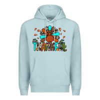 Blue Mist thankful turkey Premium Hoodie - JahusDesignShop