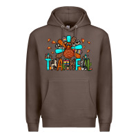Coffee thankful turkey Premium Hoodie - JahusDesignShop