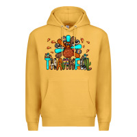 Mustard thankful turkey Premium Hoodie - JahusDesignShop