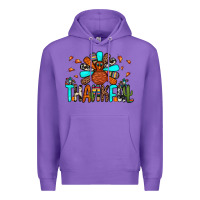 Purple thankful turkey Premium Hoodie - JahusDesignShop