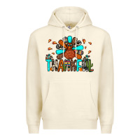 Sandshell thankful turkey Premium Hoodie - JahusDesignShop