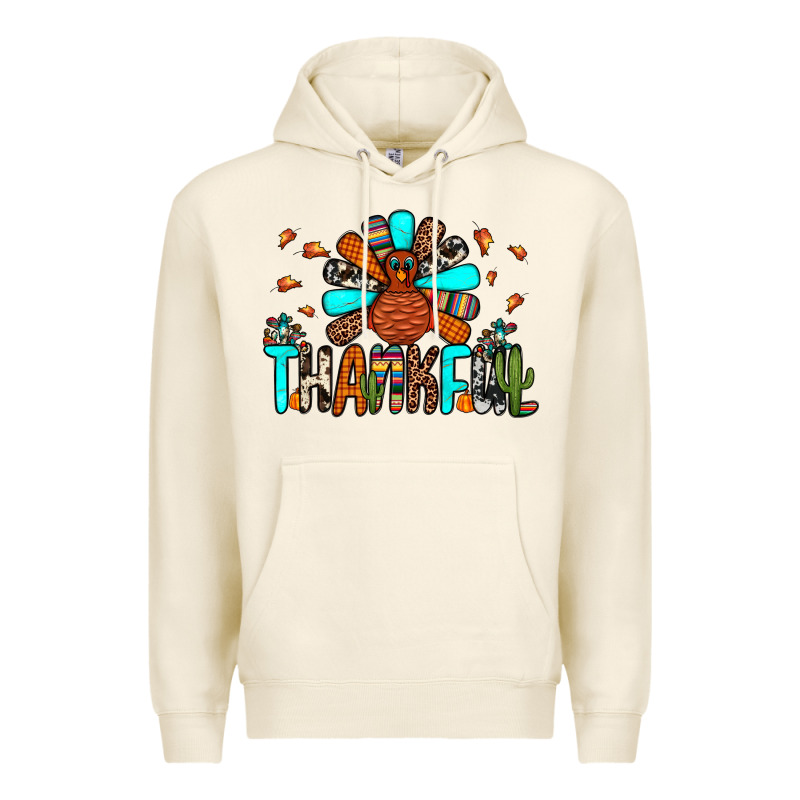 Thankful Turkey Premium Hoodie by JahusDesignShop | Teevron