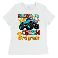 White ready to school crush 3rd grade Ladies Tee - AdoDesignShop