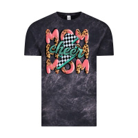 Cloud Black cheer mom Vintage Tee - MaliasSmallBusiness
