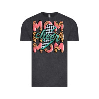 Vintage Black cheer mom Vintage Tee - MaliasSmallBusiness