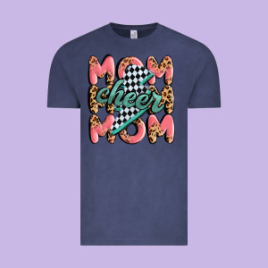 Cheer Mom Vintage Tee Designed By Maliassmallbusiness