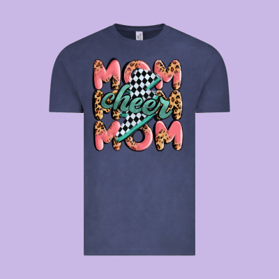 Cheer Mom Vintage Tee Designed By Maliassmallbusiness