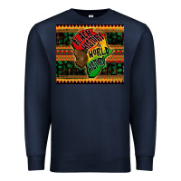 Navy black history is world history Premium Sweatshirt - CowGirlArtShop