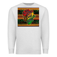 Oatmeal Heather black history is world history Premium Sweatshirt - CowGirlArtShop