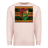 Pale Pink black history is world history Premium Sweatshirt - CowGirlArtShop