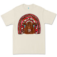 Bone valentines red angus rainbow Premium Tee - JahusDesignShop