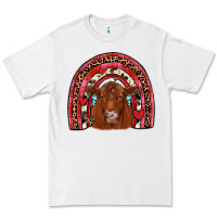White valentines red angus rainbow Premium Tee - JahusDesignShop