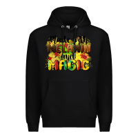Black made with melanin and magic Premium Hoodie - CowGirlArtShop