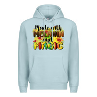 Blue Mist made with melanin and magic Premium Hoodie - CowGirlArtShop