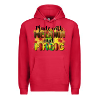 Cardinal made with melanin and magic Premium Hoodie - CowGirlArtShop