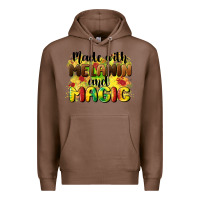 Chestnut made with melanin and magic Premium Hoodie - CowGirlArtShop