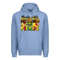 Colony Blue made with melanin and magic Premium Hoodie - CowGirlArtShop