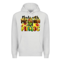 Dove Grey made with melanin and magic Premium Hoodie - CowGirlArtShop