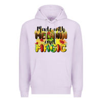 Lilac made with melanin and magic Premium Hoodie - CowGirlArtShop