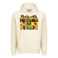 Tofu made with melanin and magic Premium Hoodie - CowGirlArtShop