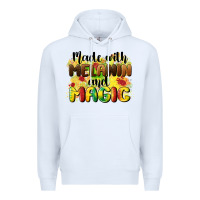 White made with melanin and magic Premium Hoodie - CowGirlArtShop