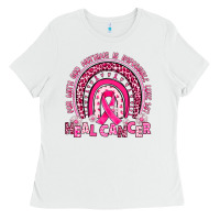 White heal cancer rainbow Ladies Tee - JahusDesignShop