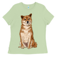Matcha shiba inu Ladies Tee - RanaPortraitStore