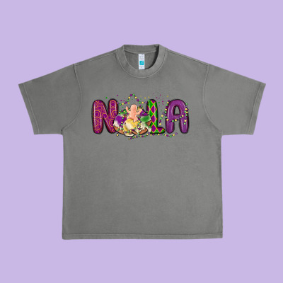 Nola Cake Mardi Gras Urban Heavy Tee Designed By Maliassmallbusiness