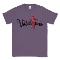 Lavender valentine cross glitter Classic Tee - MaliasSmallBusiness