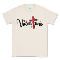 Natural valentine cross glitter Classic Tee - MaliasSmallBusiness